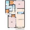 AUTANA アウタナ 2LDKの間取り