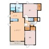 サンパティーク北光 2LDKの間取り