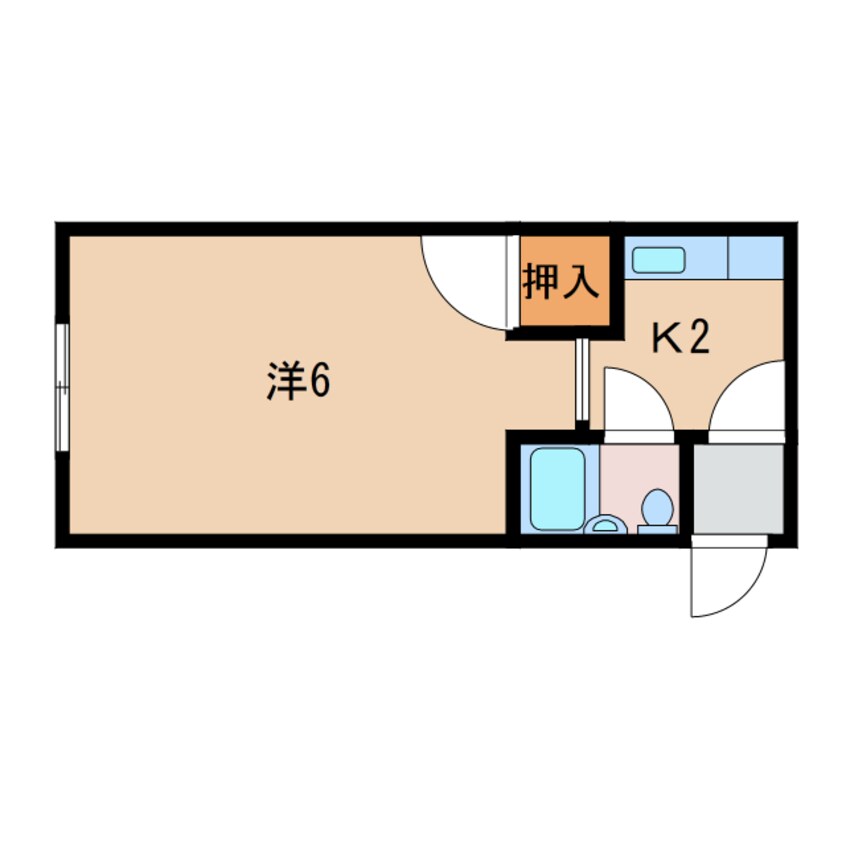 間取図 コーポウエスト