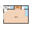 クリスタルコートB 1Rの間取り