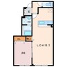 ワグティル 1LDKの間取り