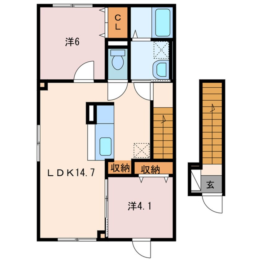 間取図 白樺館