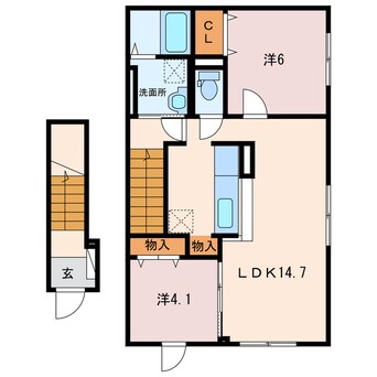 間取図 パシフィックオーシャン