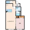 トリアノンⅠ 1LDKの間取り