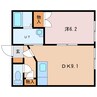 APゴールデン 1DKの間取り