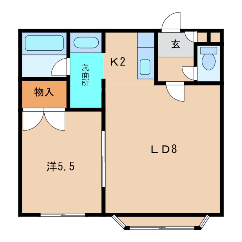 間取図 プレジール