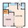 ロイヤルハイツ 1DKの間取り