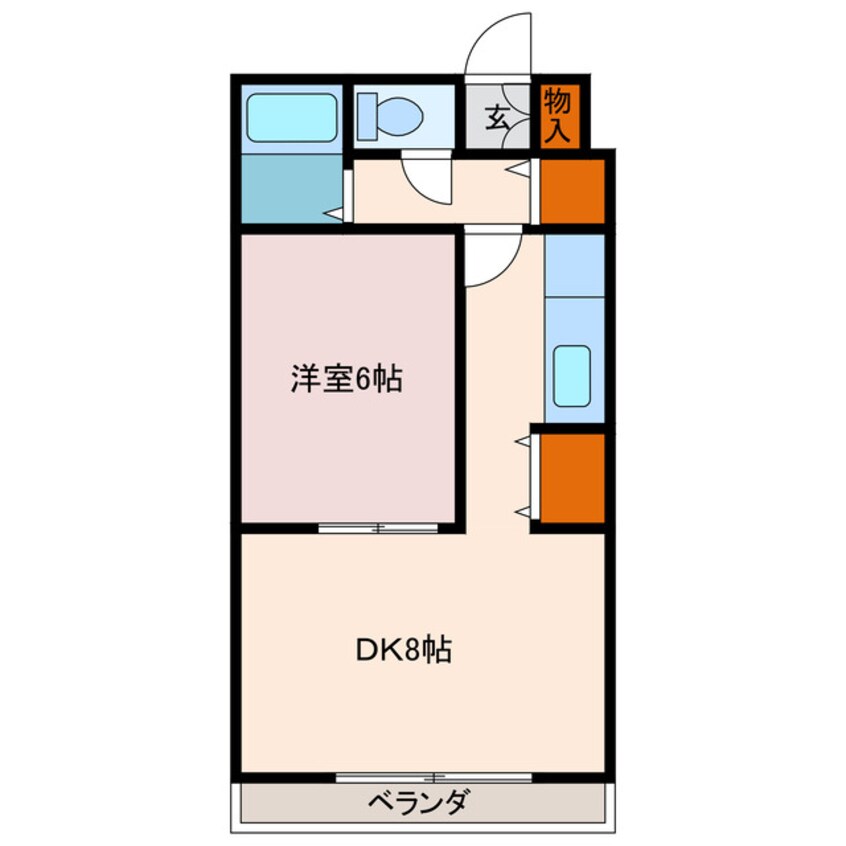 間取図 ジェイステージ苫小牧Ⅰ