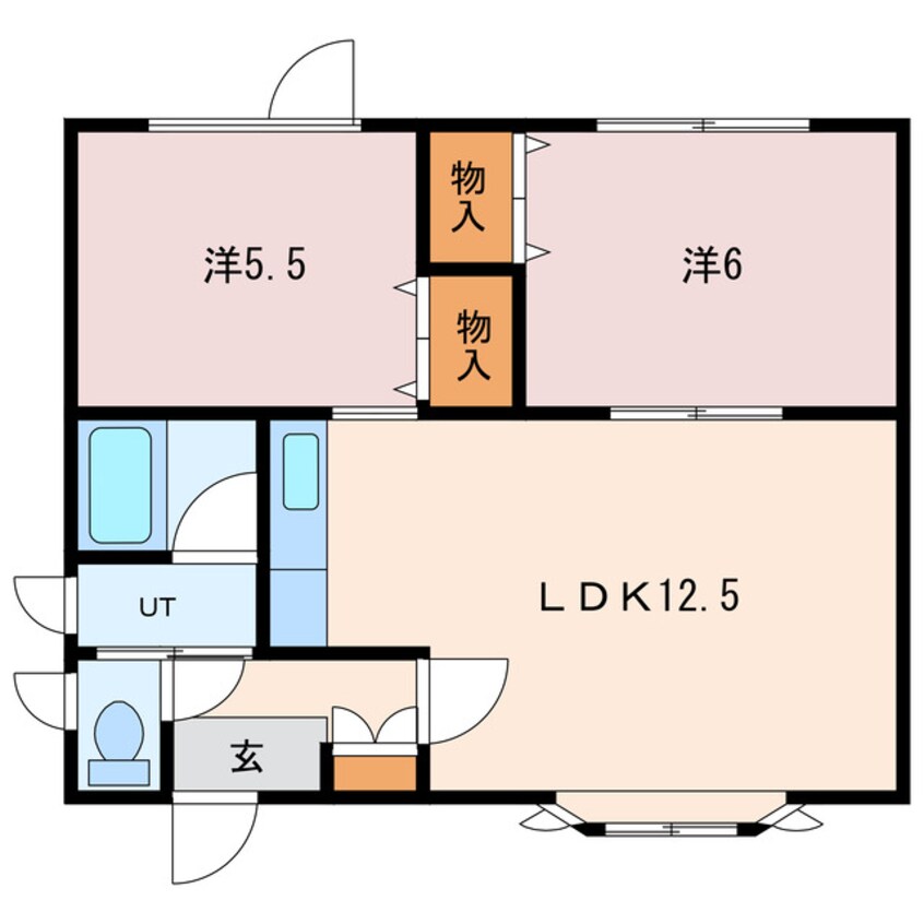 間取図 グランドハイツ栄