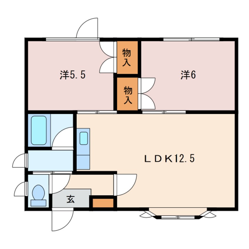 間取図 グランドハイツ栄