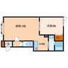 ＣＡＴ　ＴＡＩＬ　Ⅲ 1LDKの間取り