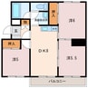 グランドール桜木 3DKの間取り
