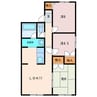 クリスタルハウスYOU 3LDKの間取り