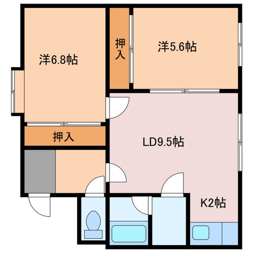 間取図 シーダSパレス