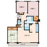 グランドール大東 3LDKの間取り
