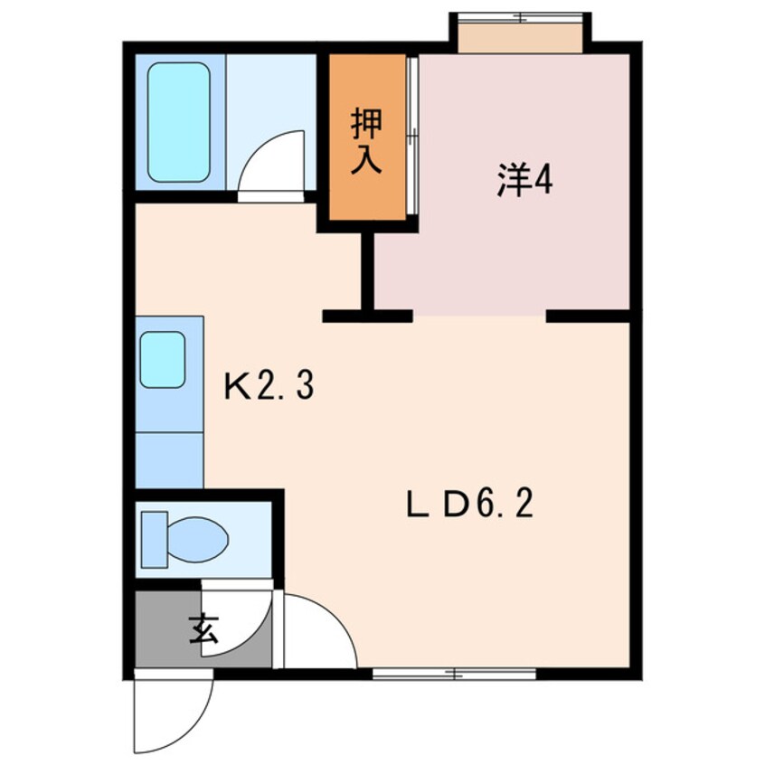 間取図 スカイハイツ