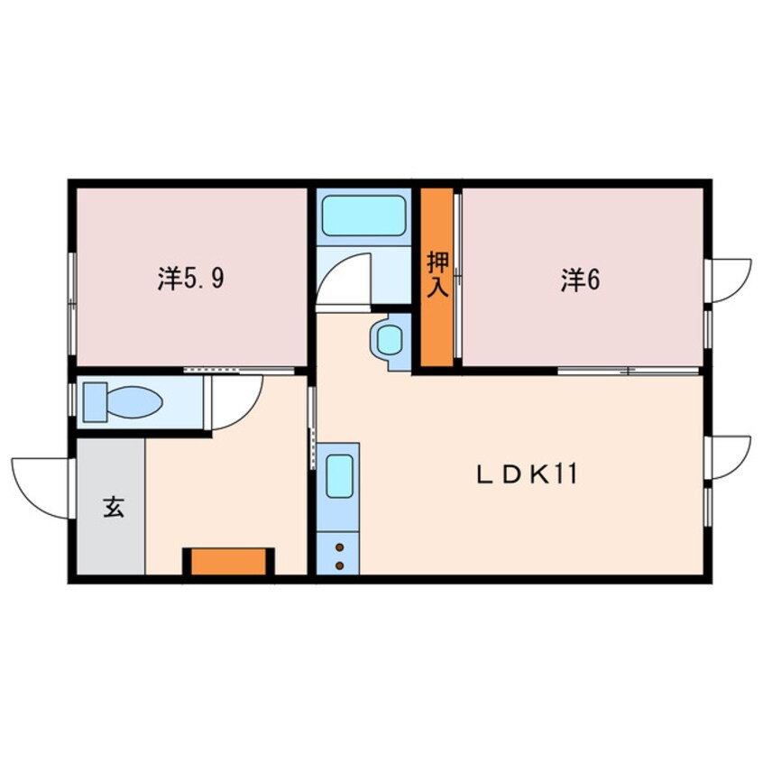 間取図 リバティハイツ