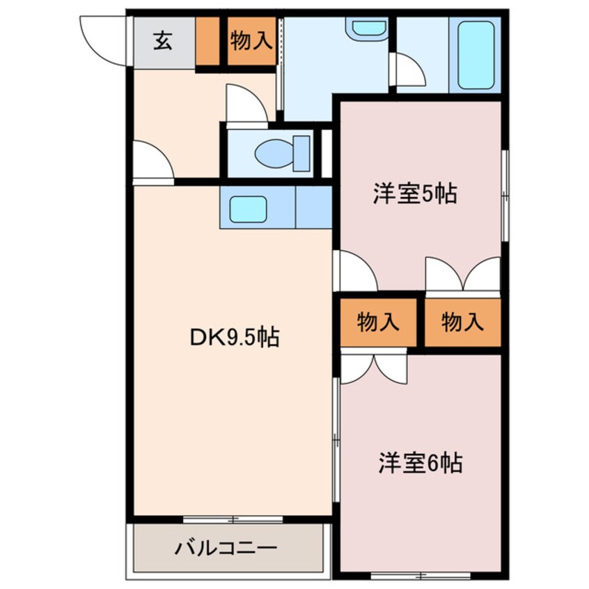 間取図 グランドール錦西