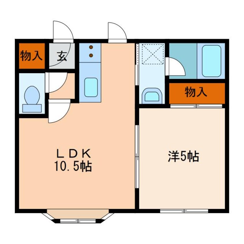 間取図 レジデンス明徳