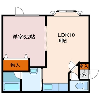 間取図 レインボーハウス明徳№27