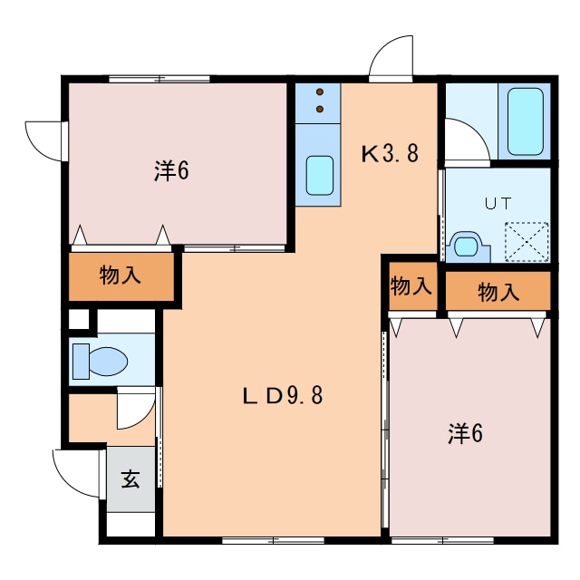 間取り図 フルーツ　パト