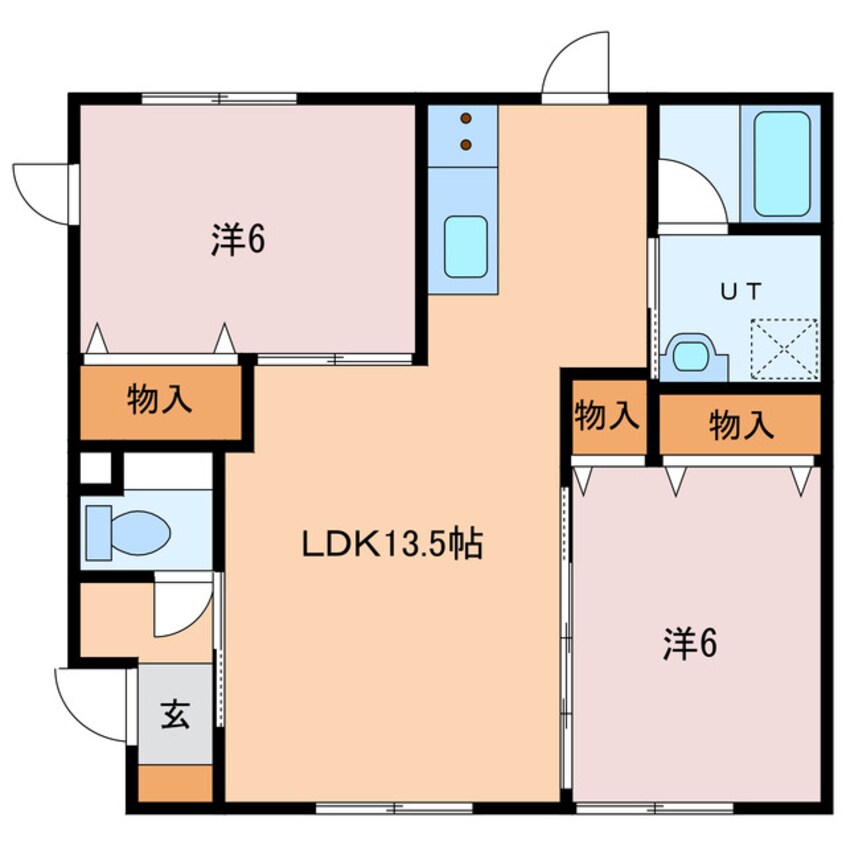 間取図 フルーツ　パト
