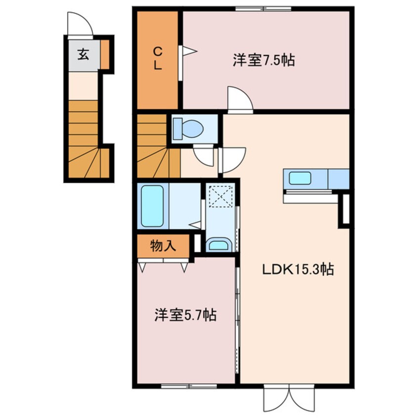 間取図 ノース ホープ