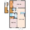 ノース ホープ 2LDKの間取り