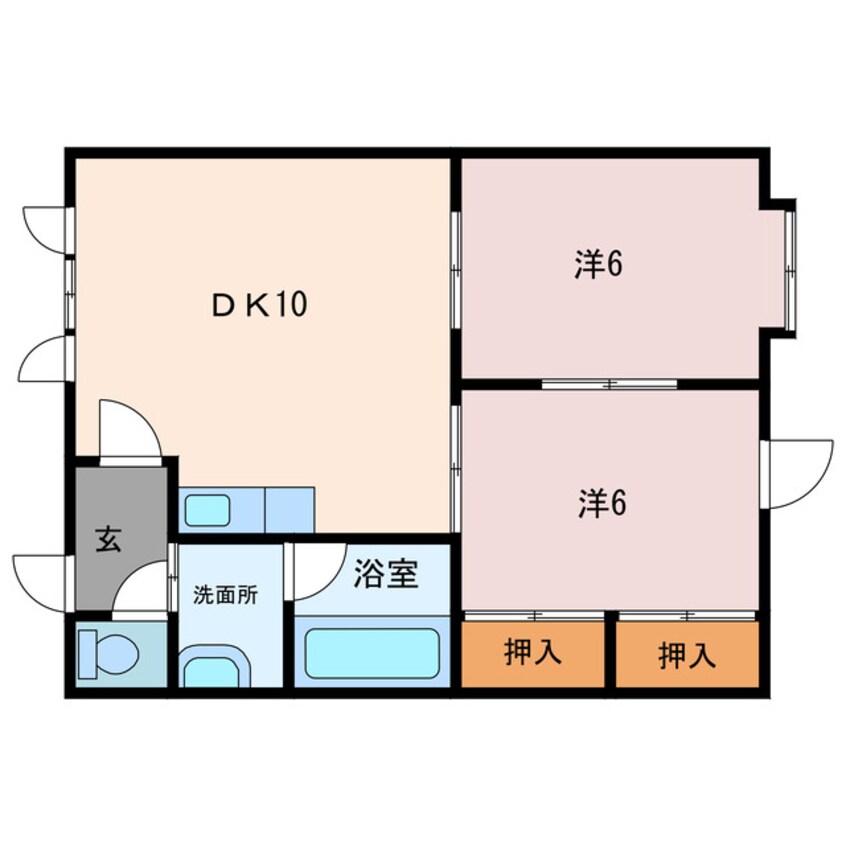 間取図 アパートメントプロム美園