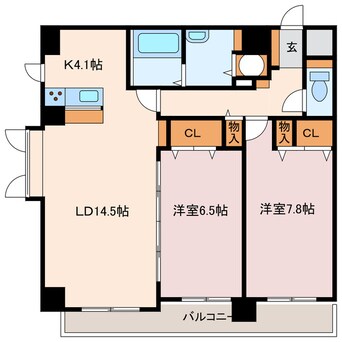 間取図 グランドール緑ヶ丘