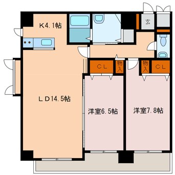 間取図 グランドール緑ヶ丘