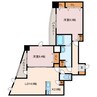 グランドール緑ヶ丘 2LDKの間取り