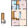 スターライト 2LDKの間取り