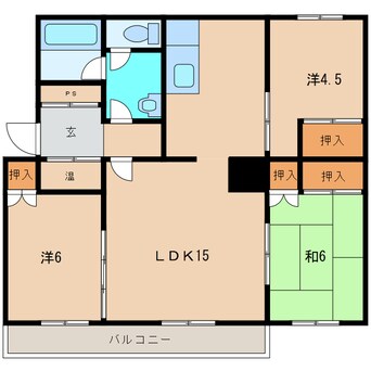 間取図 グランドール青葉