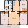 グランドール青葉 3LDKの間取り