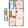 エスペランス 2LDKの間取り