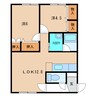 ドリームズテラス 2LDKの間取り