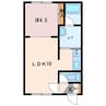 ドリームズテラス 1LDKの間取り