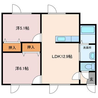 間取図 クローバーハウスNo.10