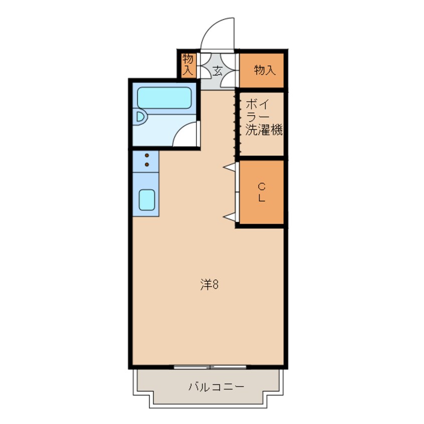 間取図 グランドール新生台