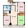 グランドハイツ新中野 3LDKの間取り