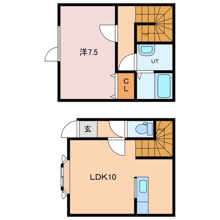間取図 レインボーハウスＭｏｃｈａⅡ