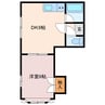 プラティークジョア 1DKの間取り