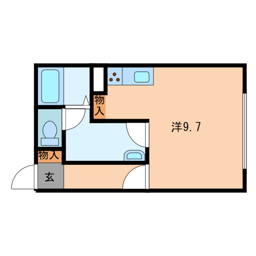 間取図 シャンドゥフルール