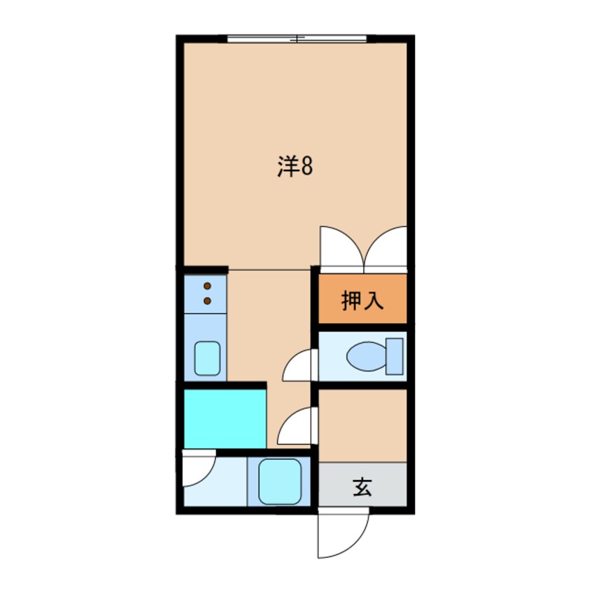 間取図 フジパレス