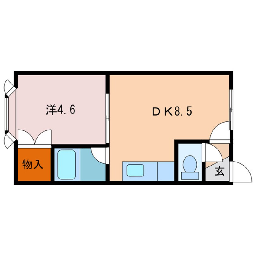 間取図 ブランドK10