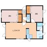コーポサリーレ 2LDKの間取り