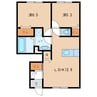 Briller 2LDKの間取り