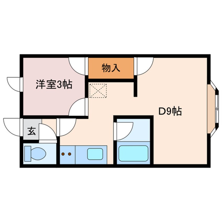 間取図 ダウンヒル泉