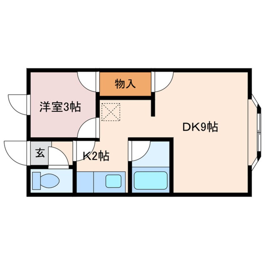 間取図 ダウンヒル泉